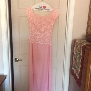 Gown for wedding or party, Chadwicks, Size 10, Baby Pink